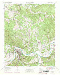 Centertown Tennessee Historical topographic map, 1:24000 scale, 7.5 X 7.5 Minute, Year 1952