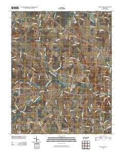 Centertown Tennessee Historical topographic map, 1:24000 scale, 7.5 X 7.5 Minute, Year 2010