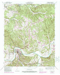 Centerville Tennessee Historical topographic map, 1:24000 scale, 7.5 X 7.5 Minute, Year 1952