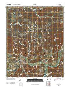 Centerville Tennessee Historical topographic map, 1:24000 scale, 7.5 X 7.5 Minute, Year 2010