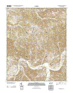 Centerville Tennessee Historical topographic map, 1:24000 scale, 7.5 X 7.5 Minute, Year 2013