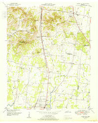 Chapel Hill Tennessee Historical topographic map, 1:24000 scale, 7.5 X 7.5 Minute, Year 1951