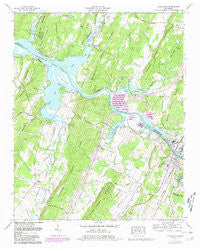 Charleston Tennessee Historical topographic map, 1:24000 scale, 7.5 X 7.5 Minute, Year 1965