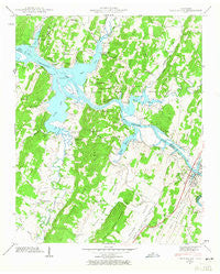 Charleston Tennessee Historical topographic map, 1:24000 scale, 7.5 X 7.5 Minute, Year 1942
