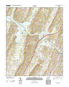 Charleston Tennessee Historical topographic map, 1:24000 scale, 7.5 X 7.5 Minute, Year 2013