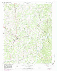 Charlotte Tennessee Historical topographic map, 1:24000 scale, 7.5 X 7.5 Minute, Year 1958