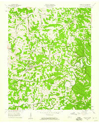 Charlotte Tennessee Historical topographic map, 1:24000 scale, 7.5 X 7.5 Minute, Year 1958