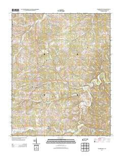 Charlotte Tennessee Historical topographic map, 1:24000 scale, 7.5 X 7.5 Minute, Year 2013