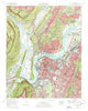 Chattanooga Tennessee Historical topographic map, 1:24000 scale, 7.5 X 7.5 Minute, Year 1969