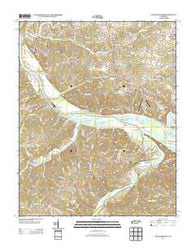 Cheatham Dam Tennessee Historical topographic map, 1:24000 scale, 7.5 X 7.5 Minute, Year 2013