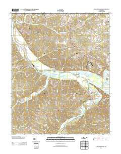 Cheatham Dam Tennessee Historical topographic map, 1:24000 scale, 7.5 X 7.5 Minute, Year 2013