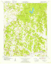 Chesterfield Tennessee Historical topographic map, 1:24000 scale, 7.5 X 7.5 Minute, Year 1950