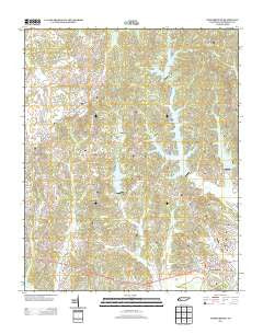 Chesterfield Tennessee Historical topographic map, 1:24000 scale, 7.5 X 7.5 Minute, Year 2013
