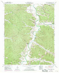 Chestnut Grove Tennessee Historical topographic map, 1:24000 scale, 7.5 X 7.5 Minute, Year 1950