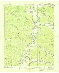 Chestnut Grove Tennessee Historical topographic map, 1:24000 scale, 7.5 X 7.5 Minute, Year 1936
