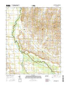 Chestnut Bluff Tennessee Current topographic map, 1:24000 scale, 7.5 X 7.5 Minute, Year 2016