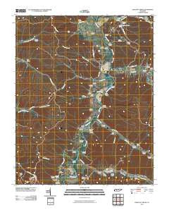 Chestnut Grove Tennessee Historical topographic map, 1:24000 scale, 7.5 X 7.5 Minute, Year 2010