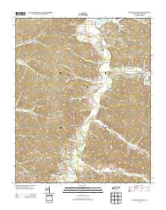 Chestnut Grove Tennessee Historical topographic map, 1:24000 scale, 7.5 X 7.5 Minute, Year 2013