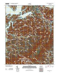 Chestnut Hill Tennessee Historical topographic map, 1:24000 scale, 7.5 X 7.5 Minute, Year 2010