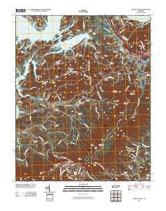 Chestnut Hill Tennessee Historical topographic map, 1:24000 scale, 7.5 X 7.5 Minute, Year 2010