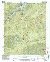 Chestoa Tennessee Historical topographic map, 1:24000 scale, 7.5 X 7.5 Minute, Year 2003