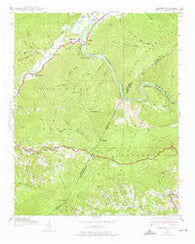 Chestoa Tennessee Historical topographic map, 1:24000 scale, 7.5 X 7.5 Minute, Year 1939
