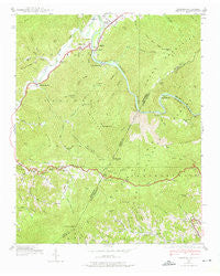 Chestoa Tennessee Historical topographic map, 1:24000 scale, 7.5 X 7.5 Minute, Year 1939