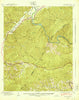 Chestoa Tennessee Historical topographic map, 1:24000 scale, 7.5 X 7.5 Minute, Year 1940