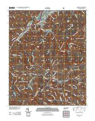 Chestoa Tennessee Historical topographic map, 1:24000 scale, 7.5 X 7.5 Minute, Year 2011