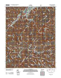 Chestoa Tennessee Historical topographic map, 1:24000 scale, 7.5 X 7.5 Minute, Year 2011