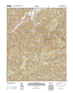 Chestoa Tennessee Historical topographic map, 1:24000 scale, 7.5 X 7.5 Minute, Year 2013