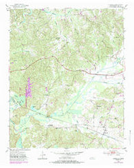 Chewalla Tennessee Historical topographic map, 1:24000 scale, 7.5 X 7.5 Minute, Year 1951
