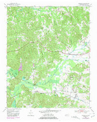 Chewalla Tennessee Historical topographic map, 1:24000 scale, 7.5 X 7.5 Minute, Year 1951