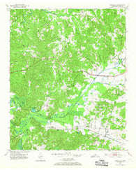 Chewalla Tennessee Historical topographic map, 1:24000 scale, 7.5 X 7.5 Minute, Year 1951
