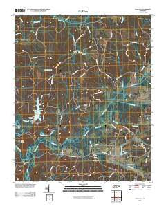 Chewalla Tennessee Historical topographic map, 1:24000 scale, 7.5 X 7.5 Minute, Year 2010