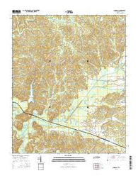 Chewalla Tennessee Current topographic map, 1:24000 scale, 7.5 X 7.5 Minute, Year 2016