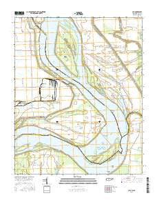 Chic Tennessee Current topographic map, 1:24000 scale, 7.5 X 7.5 Minute, Year 2016