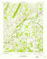 Chuckey Tennessee Historical topographic map, 1:24000 scale, 7.5 X 7.5 Minute, Year 1939