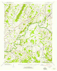 Chuckey Tennessee Historical topographic map, 1:24000 scale, 7.5 X 7.5 Minute, Year 1939
