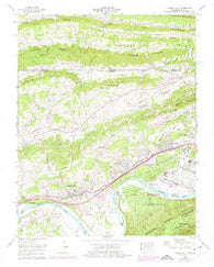 Church Hill Tennessee Historical topographic map, 1:24000 scale, 7.5 X 7.5 Minute, Year 1959