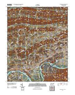 Church Hill Tennessee Historical topographic map, 1:24000 scale, 7.5 X 7.5 Minute, Year 2010