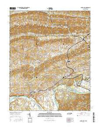 Church Hill Tennessee Current topographic map, 1:24000 scale, 7.5 X 7.5 Minute, Year 2016