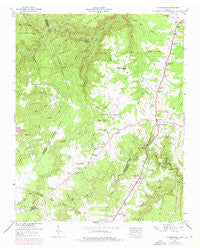 Clarkrange Tennessee Historical topographic map, 1:24000 scale, 7.5 X 7.5 Minute, Year 1946