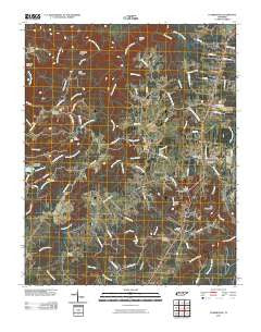 Clarkrange Tennessee Historical topographic map, 1:24000 scale, 7.5 X 7.5 Minute, Year 2010