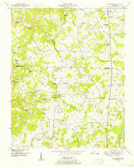 Clarksburg Tennessee Historical topographic map, 1:24000 scale, 7.5 X 7.5 Minute, Year 1950