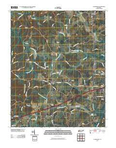 Clarksburg Tennessee Historical topographic map, 1:24000 scale, 7.5 X 7.5 Minute, Year 2010