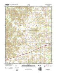 Clarksburg Tennessee Historical topographic map, 1:24000 scale, 7.5 X 7.5 Minute, Year 2013