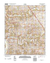 Clarksville Tennessee Historical topographic map, 1:24000 scale, 7.5 X 7.5 Minute, Year 2013