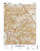 Clarksville Tennessee Current topographic map, 1:24000 scale, 7.5 X 7.5 Minute, Year 2016