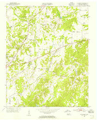 Claybrook Tennessee Historical topographic map, 1:24000 scale, 7.5 X 7.5 Minute, Year 1953